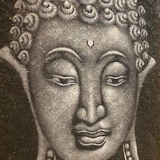 Quadro Buddha dipinto su tela