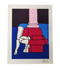 VALERIO ADAMI Serigrafia Pop