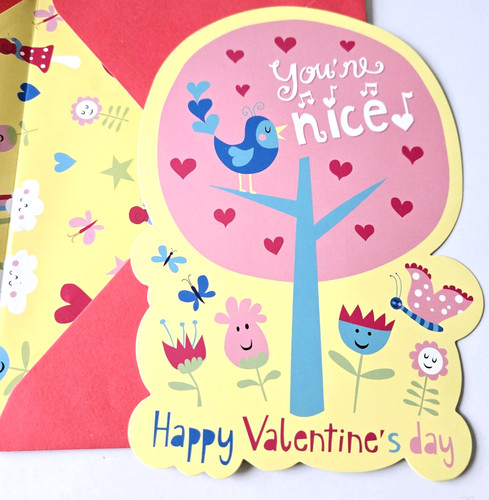 Biglietto san valentino papiro - valentino,