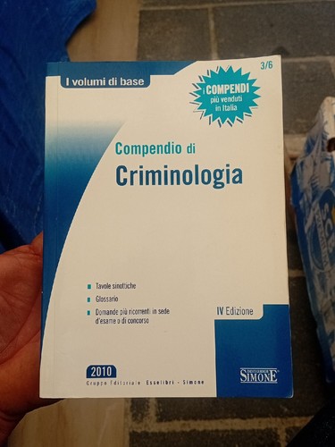 Compendio criminologia - di,