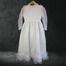 Abito formale bianco bambina