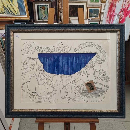 Concetto pozzati litografia - pozzati, 50