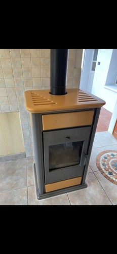 Termostufa legna usata - a,