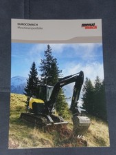 Brochure miniescavatore MENZI