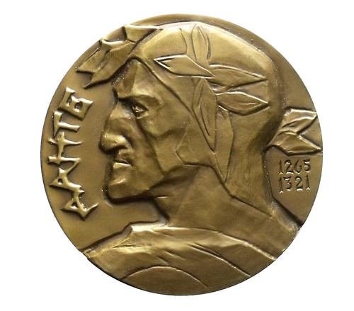 Medaglia dante 1965 700 - medaglia,