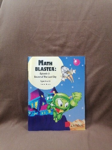 Libro vintage math blaster - libro,