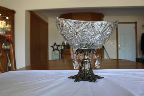 Cristallo ottone grande - cristallo, e