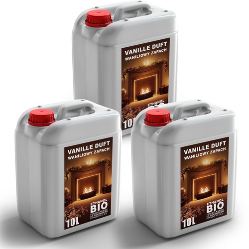 3x10 litri bioetanolo vaniglia - 3x10,