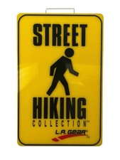 insegna vintage LA gear street hiking acrilico rivenditore esposizione negozio fondo di magazzino anni 90