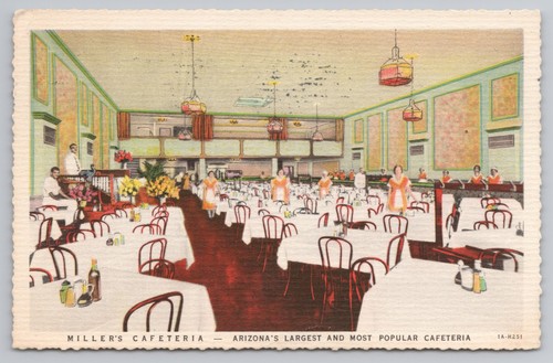 Cartolina miller cafeteria - miller's,