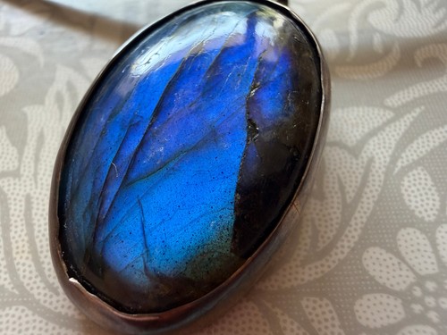 Collana labradorite grande - labradorite,