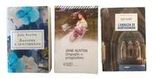 LOTTO JANE AUSTEN RAGIONE E SENTIMENTO ORGOGLIO E PREGIUDIZIO ABBAZIA NORTHANGER