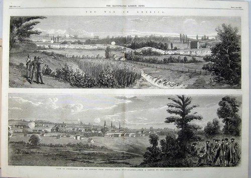 Vecchia stampa antica 1864