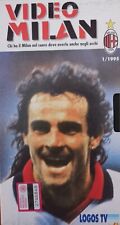 VHS VIDEOCASSETTA VIDEO MILAN  LA RIVISTA IN VIDEO SUL MONDO ROSSONERO 1/1995