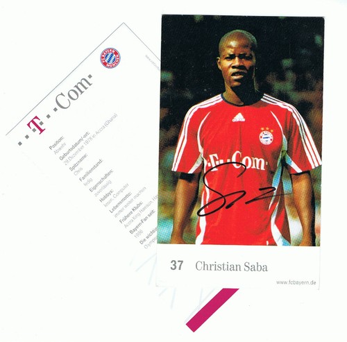Cartolina christian saba 07 - christian, 06/07