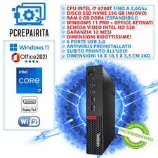 LENOVO MINI PC FISSO COMPUTER