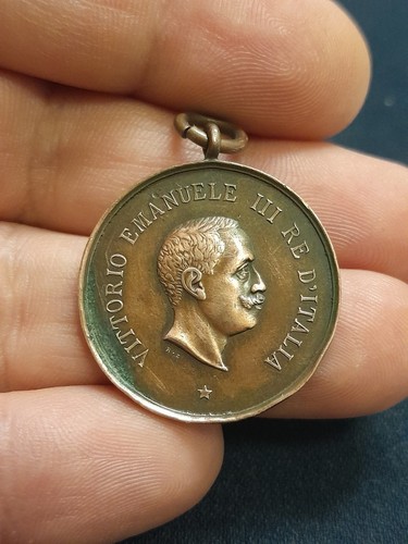 Medaglia italiana vittorio - medaglia,