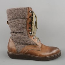 LANVIN Taglia 7 pelle Marrone