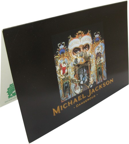 Michael jackson carte voeux - carte, de