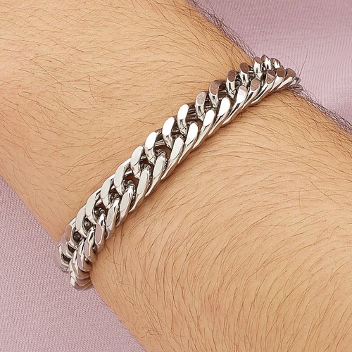 Sagapo bracciale uomo acciaio - uomo,