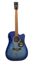Chitarra  elettroacustica Blu  Burst CORT AD825CE BB
