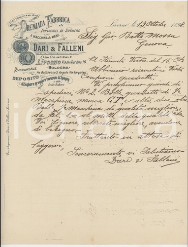 1898 livorno dari falleni - livorno,