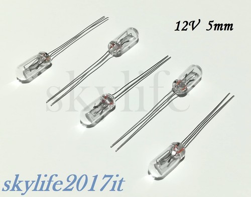 Mini lampadina 12v 5mm - pz,