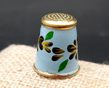 DITALE DA COLLEZIONE - METALLO SMALTATO FLOREALE