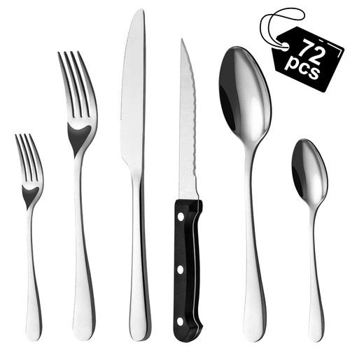 Set posate pezzi acciaio - 72,