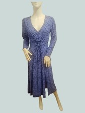 Maxi abito blu floreale