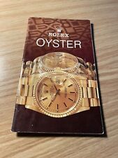 Rolex Oyster Vintage Catalogue 1992 Rare Ref 16520 16710 16610 Catalogo Inglese