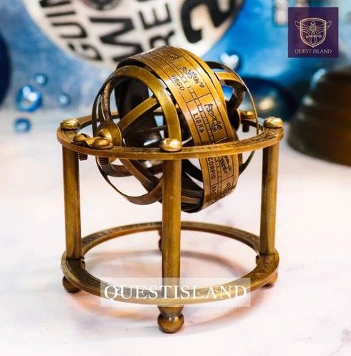 Astrologia decorativa ottone