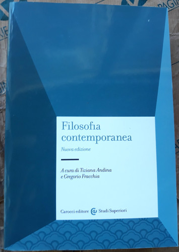 Filosofia contemporanea - contemporanea,