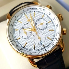 Gold plated watch philip - watch,