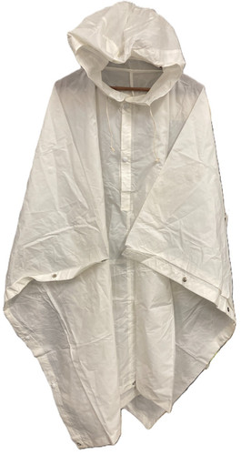 Poncho white swiss issue - white,