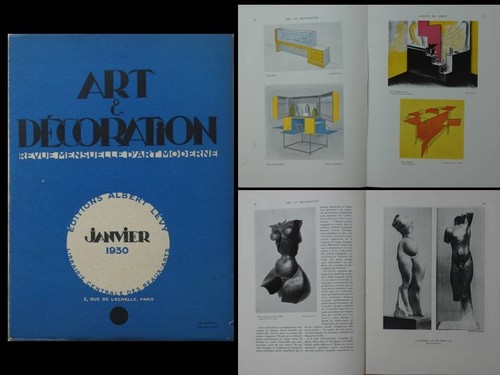 Art decoration janvier 1930 - decoration,