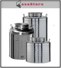 Contenitore Bidone Fusto Olio MAFFEI Acciaio Inox 30/50 LT