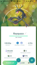 Shiny Rayquaza Mini PTC 140k