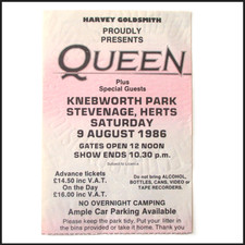 Queen Knebworth Park 1986