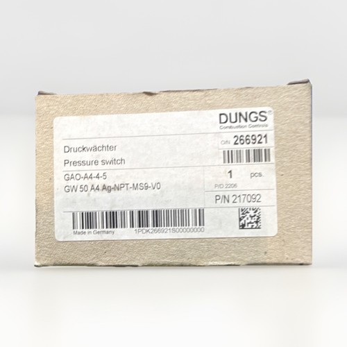 Dungs gao 5 - dungs, pressostato