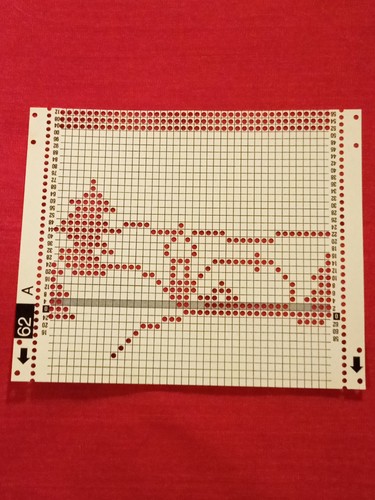 Passap pfaff punchcard - a, deco