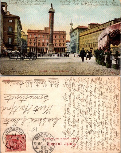 Roma piazza colonna italia - colonna,