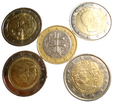 4 Monete da 2 Euro: Belgio