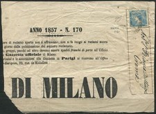 FRANCOBOLLI DA GIORNALI TESTA