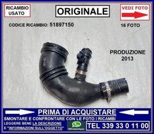 TUBO MANICOTTO TURBO SCATOLA FILTRO 1.3 MULTIJET EURO5 1.3 55 70 KW 75 95 CV