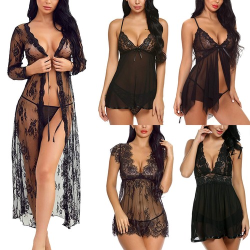 Pigiama donna nero sexy