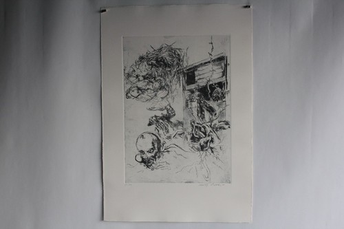 Gravure eau forte originale - gravure,