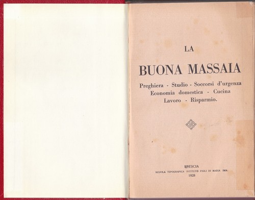 Buona massaia preghiera - la,