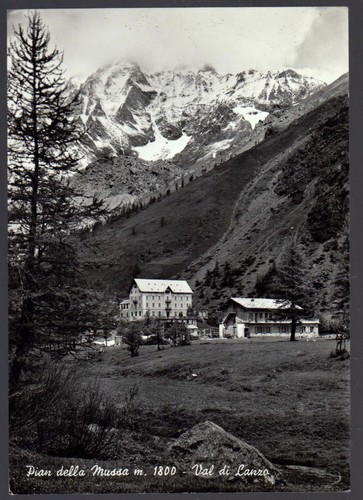 Balme torino cartolina - torino,
