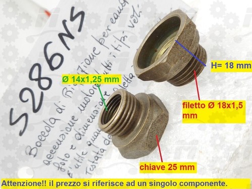 Boccola filettata riduzione - filettata, di